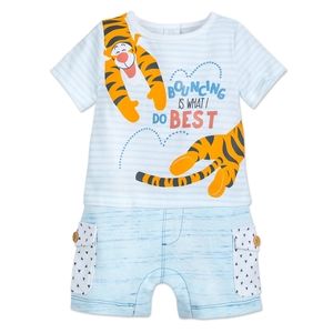 🔴 Disney Tigger Romper for Baby 9-12 Months